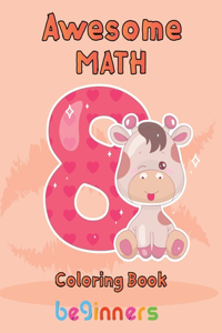 Awesome Math coloring book beginners