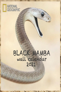 Black Mamba 2021 Wall Calendar