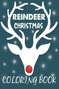 Reindeer Christmas Coloring Book
