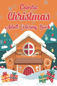 Colorful Christmas Adult Coloring Book