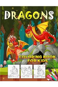 Dragon Coloring Book For Kids