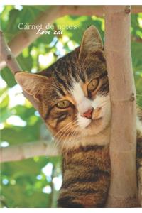 Carnet de notes spécial chat attendrissant