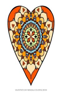 Valentine's Day Mandala Coloring Book