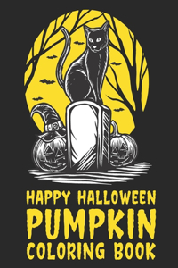 Happy Halloween Pumpkin Coloring Book