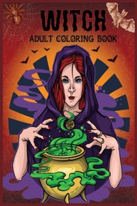 Witch Adult Coloring Book
