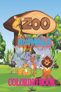 Zoo Animals Coloring Book