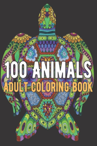 100 Animals Coloring Book