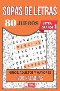 Sopas de Letras Temáticas para adultos, niños y mayores