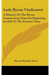 Lady Byron Vindicated