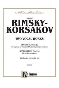 Two Vocal Works, Op. 52, 53