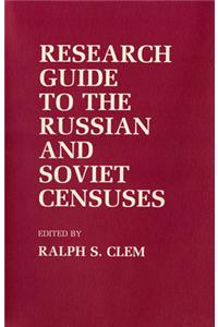 Research Guide to the Russian and Soviet Censuses