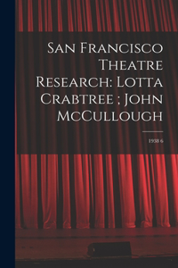 San Francisco Theatre Research