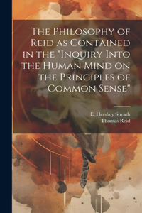 Philosophy of Reid as Contained in the 