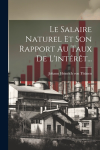 Salaire Naturel Et Son Rapport Au Taux De L'intérêt...