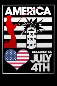 America celebrates july 4th