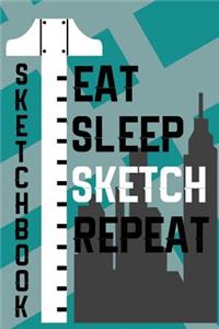 Sketchbook Eat Sleep Sketch Repeat