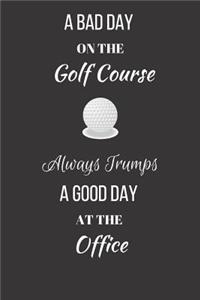 A Bad Day on the Golf Course Always Trumps a Good Day at the Office.
