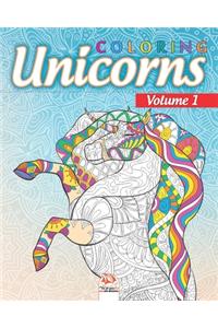 Coloring Unicorns 1