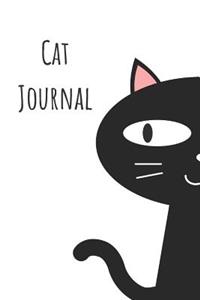 Cat Journal: Blank Lined Paper Notebook with Page Numbers 100 Pages 6x9 Inches (Volume 8)