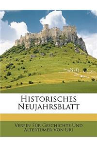 Historisches Neujahrsblatt