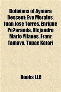 Bolivians of Aymara Descent