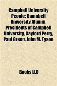 Campbell University People