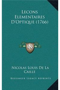 Lecons Elementaires D'Optique (1766)