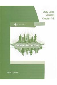 College Accounting Study Guide Solutions, Chapters 1-9