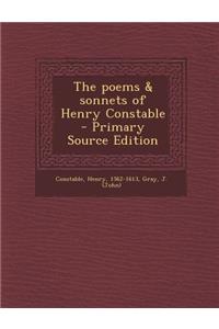 The Poems & Sonnets of Henry Constable