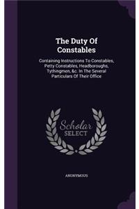 The Duty Of Constables
