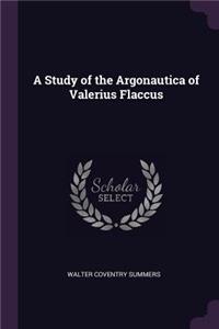 Study of the Argonautica of Valerius Flaccus