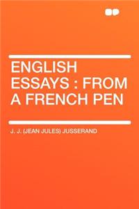 English Essays: From a French Pen