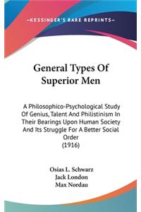 General Types Of Superior Men