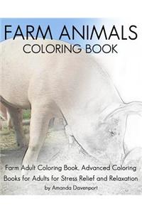 Farm Animals Coloring Book