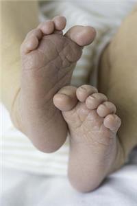 Adorable Newborn Baby Feet Journal