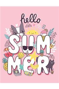 Hello Summer (Journal, Diary, Notebook for Flower Lover)