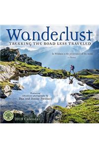Wanderlust 2019 Wall Calendar: Trekking the Road Less Traveled