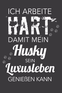 Ich arbeite hart, damit mein Husky sein Luxusleben genießen kann: &#9733; Kalender 2020 a5 - 1 Woche 2 Seiten - inkl. Monatsübersicht mit Feiertage - Husky