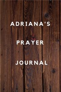 Adriana's Prayer Journal