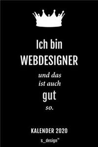 Kalender 2020 für Webdesigner