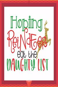 Hoping reindeer eat the naughty list