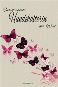 Für die beste Hundehalterin der Welt - Notizbuch