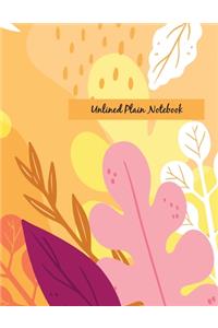 Unlined Plain Notebook
