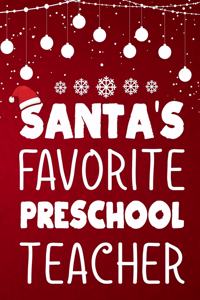 Santa's Favorite Preschool Teacher