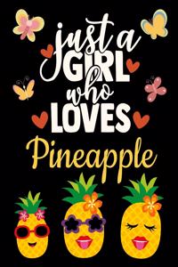 Pineapple Black Paper Sketchbook