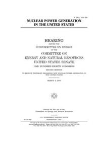 Nuclear power generation in the United States