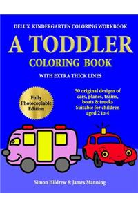 Delux Kindergarten Coloring Workbook