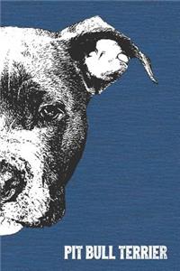 Pit Bull Terrier Lined Notebook