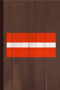 Latvia Flag Journal Notebook
