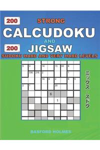 200 Strong Calcudoku and 200 Jigsaw Sudoku. Hard and very hard levels.